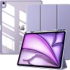 Forro Smart Case Transparente para iPad AIR 11 Lila Case Transparente con espacio para Lápiz para iPad Air 4 / Air 5 / 10.9 / Air 11 / Pro 11