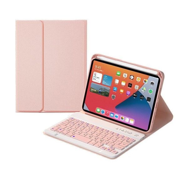 Smart Case con Teclado y espacio para Lápiz para iPad A16 y iPad 10 Generación