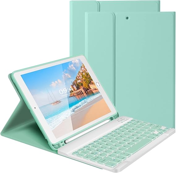 Smart Case con Teclado y espacio para Lápiz para iPad Air 4 / Air 5 10.9 / Air 11" 
