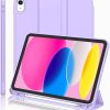 Smart Case con espacio para Lápiz para iPad A16 lila Smart Case con espacio para Lápiz para iPad A16 y iPad 10 Generación