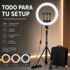 Aro de Luz (55 cm) + Tripode Aro de Luz 55cm + Trípode