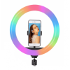 Aro de Luz RGB (26 cm) + Tripode para selfie 2 Aro de Luz RGB 26cm