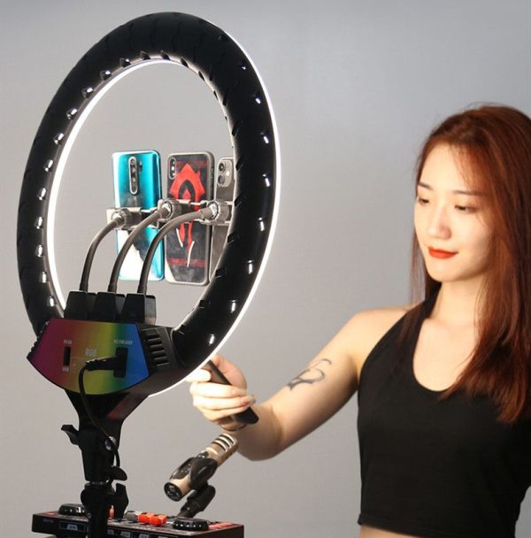 Aro de Luz RGB 56cm + Trípode