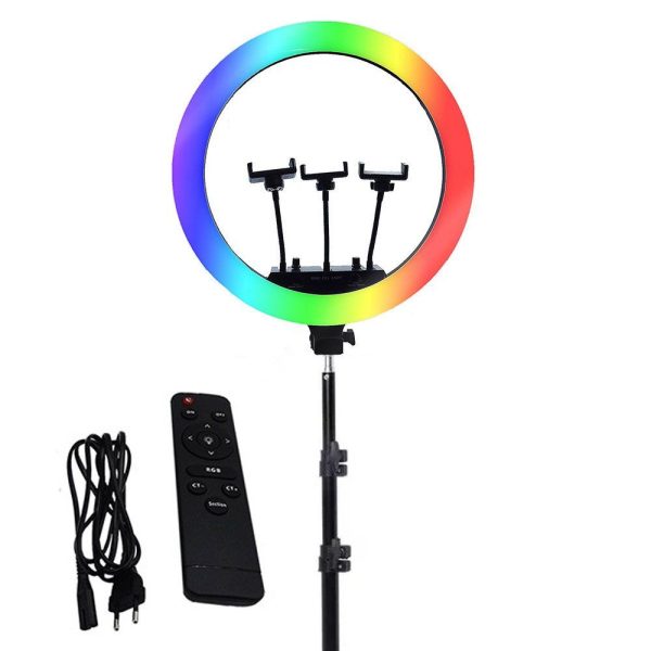 Aro de Luz RGB 56cm + Trípode