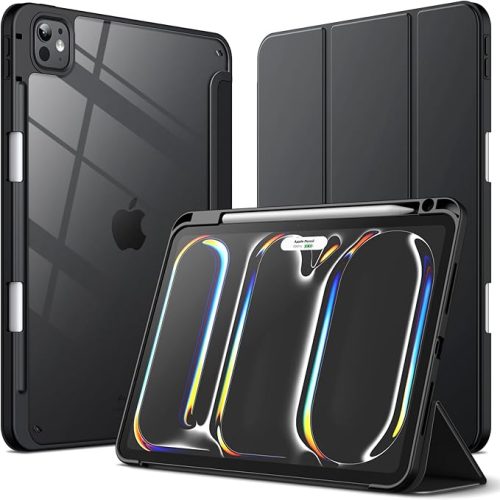 Case Transparente con espacio para Lápiz para iPad Pro 11 M4 iPad Pro 11 M5 negro Case Transparente con espacio para Lápiz para iPad Pro 11 M4 iPad Pro 11 M5