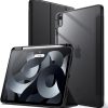 Forro Smart Case Transparente con espacio para Lápiz para iPad 10 Generación Negro Case Transparente con espacio para Lápiz para iPad A16 y iPad 10 Generación