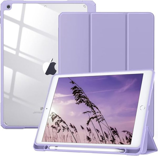 Funda Transparente con espacio para Lápiz para iPad 7, iPad 8, iPad 9, iPad Pro 10,5