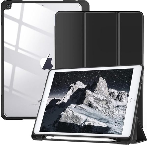 Funda Transparente con espacio para Lápiz para iPad 7, iPad 8, iPad 9, iPad Pro 10,5