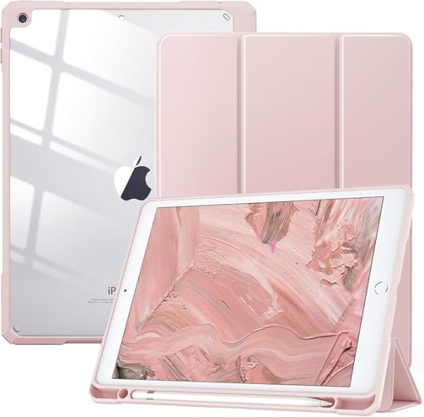 Funda Transparente con espacio para Lápiz para iPad 7, iPad 8, iPad 9, iPad Pro 10,5