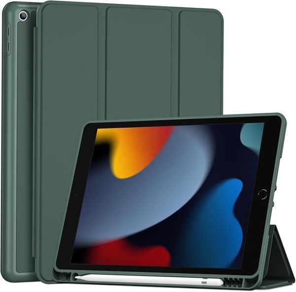 Smart Case con espacio para Lápiz para iPad  7, iPad 8, iPad 9, iPad Pro 10,5