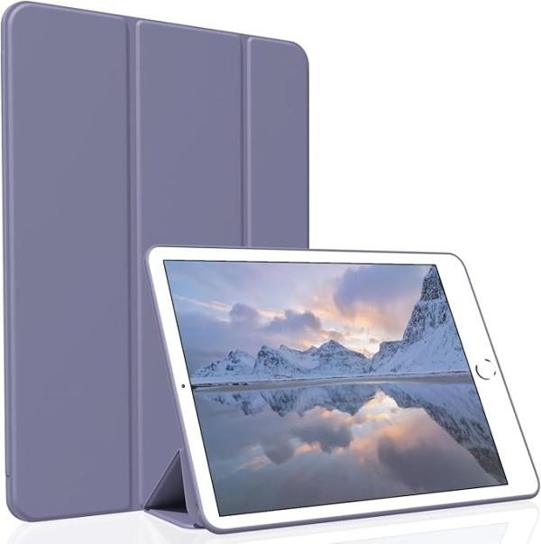 Forro Smart Case para iPad 7 Lavanda Smart Case para iPad 7, iPad 8, iPad 9, iPad Pro 10,5