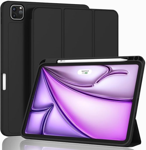 Forro Smart Case para iPad AIR 13 Negro Smart Case con espacio para Lápiz para iPad Air 13