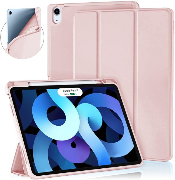 Forro Smart Cover iPad Mini 6 con Espacio para Lapíz palo de rosa Smart Case con espacio para Lápiz para ipad Mini 6 iPad Mini A17 Pro