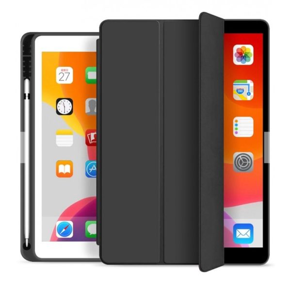 Forro Smart Cover iPad Pro 12.9 (2020-2021) con Espacio para Lapíz negro Smart Case con espacio para Lápiz para iPad Pro 12.9