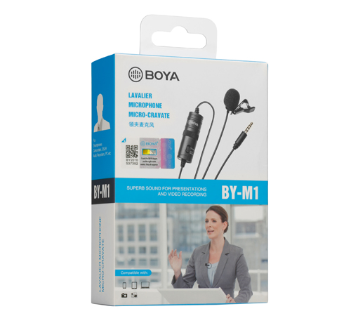Micrófono Lavalier BOYA BY-M1 5 Micrófono BOYA BY-M1