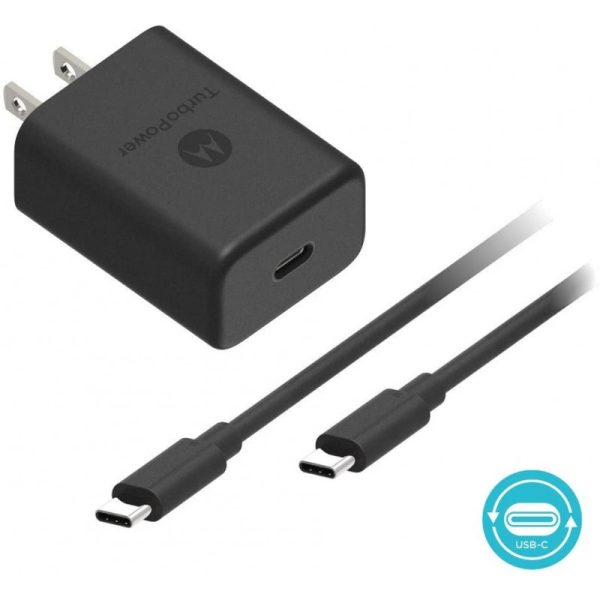 Cargador Motorola Tipo C 30W Cargador Motorola Turbo Power 30W