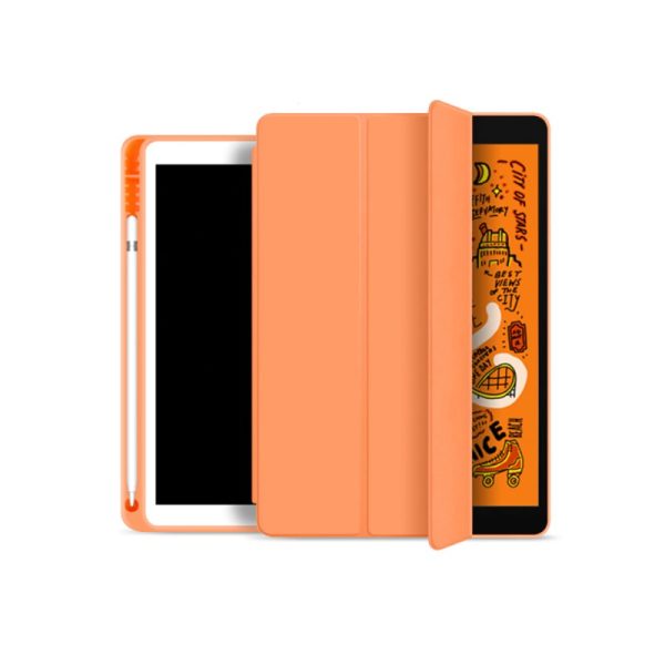 Smart Case con espacio para Lápiz para iPad A16 y iPad 10 Generación Naranja Smart Case con espacio para Lápiz para iPad A16 y iPad 10 Generación