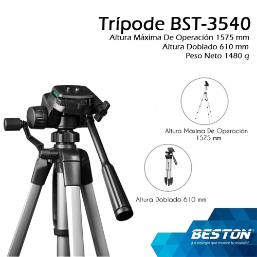 Tripode Metalico Beston 3540 4 Trípode BESTON 3540