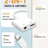 Adaptador Lightning a Lightning Cargador + Jack 3.5MM