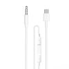 Adaptador Tipo C a 3.5mm Audio Auxiliar Con Control Cable Auxiliar Tipo C con control de Volumen