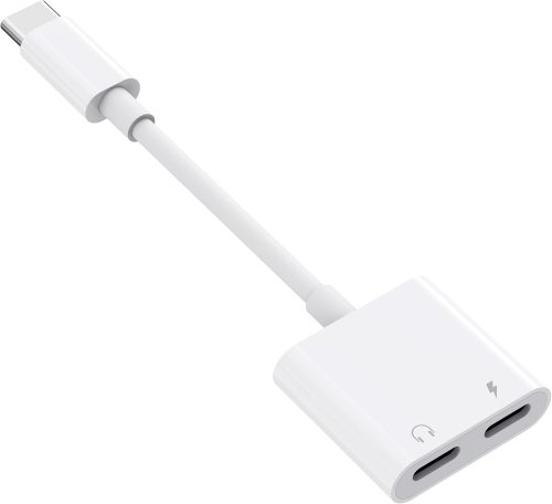 Adaptador Tipo C a Tipo C Cargador + Audio 3 Adaptador Tipo C a Tipo C Cargador + Audio