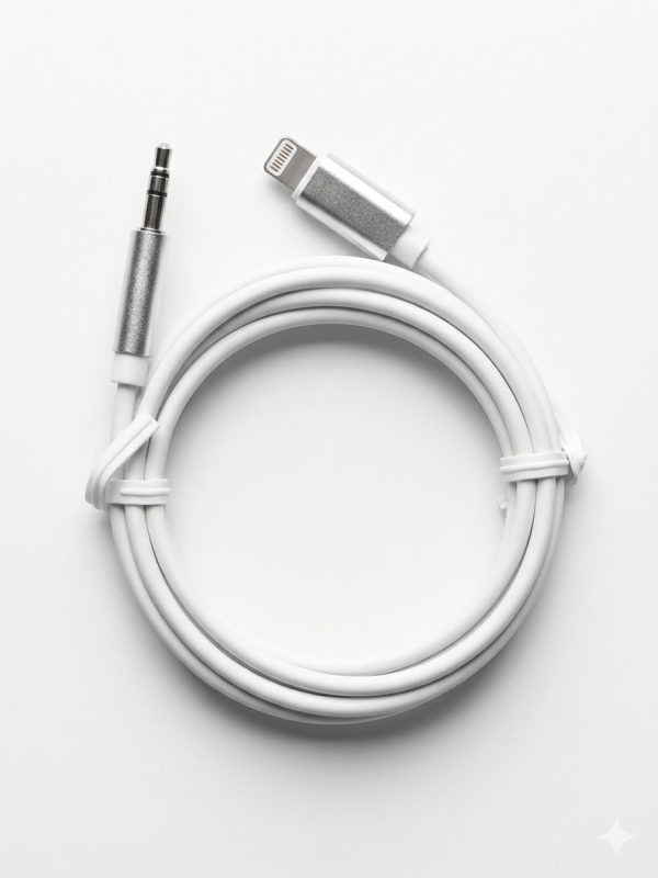 Cable Auxiliar Lightning a Jack 3.5mm real Cable Auxiliar para iPhone