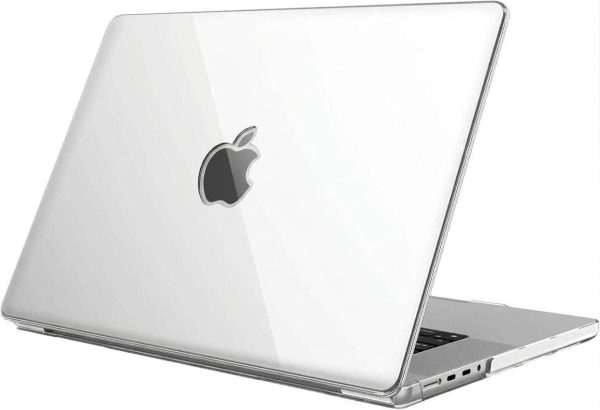 Case para MacBook New Pro 15 transparente manzana troquelada Protector para MacBook New Pro 15 A1990 A1707 Manzana Troquelada