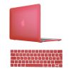 Macbook Air 11 Case + teclado rojo traslucido Protector + Teclado para MacBook Air 11 A1370 A1465