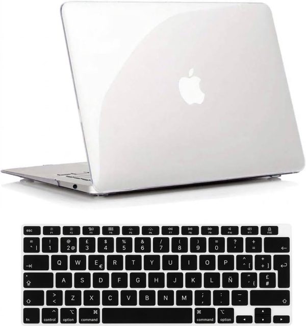 Protector + Teclado para MacBook Air 13 A1932 A2179 A2337 Transparente Protector + Teclado para MacBook Air 13 A1932 A2179 A2337